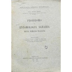 EB367 - Paoli - Prodromo di entomologia Agraria della Somalia Italiana