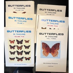 EB104 - Pinratana - Butterflies in Thailand – 6 volumes